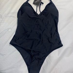 Black One-Piece Bikini